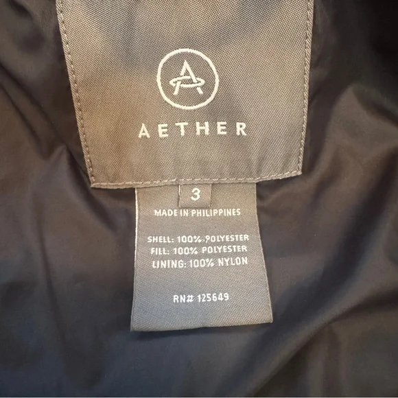 Aether Alta Quilted Jacket Discovery Olive Green Women’s Medium 3 Zip Coat - Picture 13 of 13